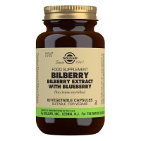 SOLGAR Bilberry Berry Extract with Blueberry - Borvkov extrakt 60 kapsl