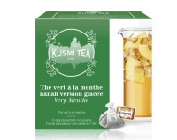 Kusmi Tea  Iced Green Tea with spearmint 10 muelinovych saku (90 g)