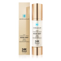 DERMACUR Gold Day - Krm pro kadodenn hydrataci s obsahem mikrokrystal zlata, 50 ml