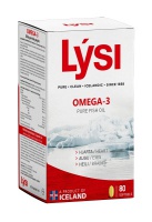 Lysí Omega 3 Cod liver oil - Olej z tresčích jater 80 kapslí 