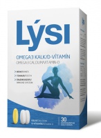 Lysí Omega 3 + D A KALCIUM - Rybí tuk s vitamínem D a vápníkem 30 denních dóz 