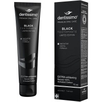 Dentissimo vcarsk zubn pasta Black extra whitening 75 ml