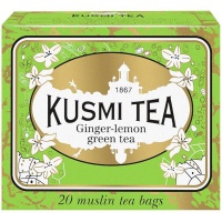Kusmi Tea Ginger Lemon green tea, 20 muelnovch sak (44g)