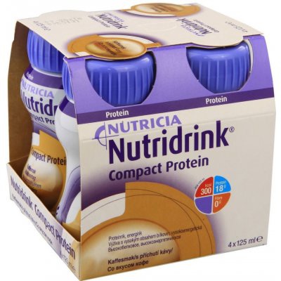 Nutridrink Compact Protein Káva por.sol. 4 x 125 ml