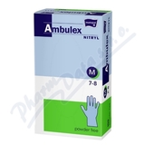 Ambulex Nitryl rukavice nitril. nepudrované M 100ks