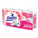 Linteo toaletn papr SATIN 3-vrstv bl 8 rol