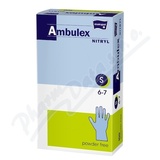 Ambulex Nitryl rukavice nitril. nepudrované S 100ks