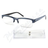 Brýle čtecí +2. 00 modro-černé s pouzdrem FLEX