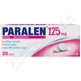 Paralen 125mg tbl. nob. 20